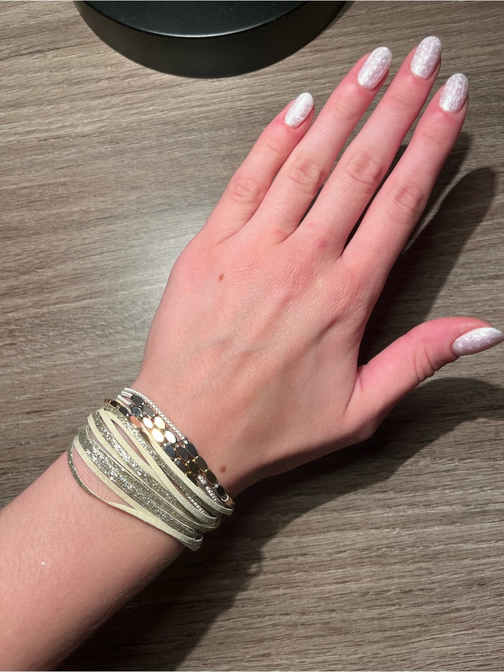 Gold Multi-String Wrap Bracelet
